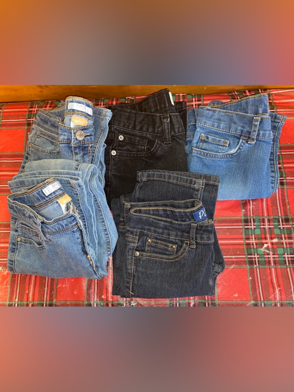Girls Jeans Lot (5 Pair) Size 10